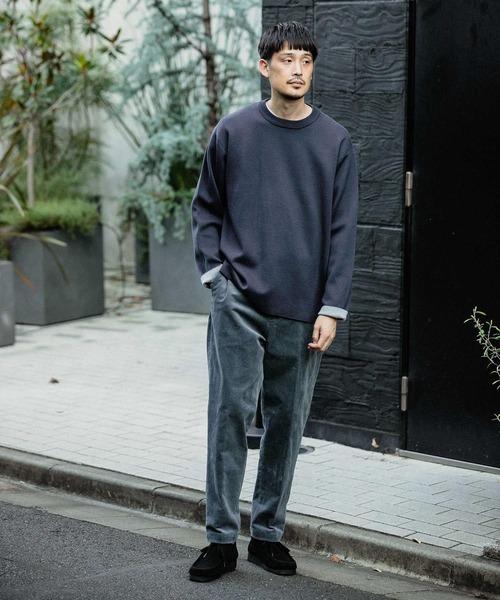 URBAN RESEARCH DOORS（アーバンリサーチドアーズ）の「ダブルフェイスプルオーバー（ニット/セーター・メンズ・グリーン/ホワイト系その他/ブラウン/ブルー系その他・38/40）」の18枚目の写真