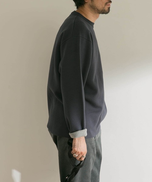 URBAN RESEARCH DOORS（アーバンリサーチドアーズ）の「ダブルフェイスプルオーバー（ニット/セーター・メンズ・グリーン/ホワイト系その他/ブラウン/ブルー系その他・38/40）」の12枚目の写真