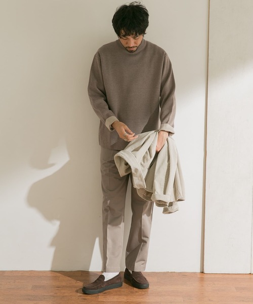 URBAN RESEARCH DOORS（アーバンリサーチドアーズ）の「ダブルフェイスプルオーバー（ニット/セーター・メンズ・グリーン/ホワイト系その他/ブラウン/ブルー系その他・38/40）」の14枚目の写真