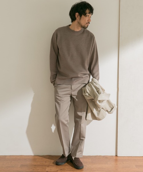 URBAN RESEARCH DOORS（アーバンリサーチドアーズ）の「ダブルフェイスプルオーバー（ニット/セーター・メンズ・グリーン/ホワイト系その他/ブラウン/ブルー系その他・38/40）」の9枚目の写真