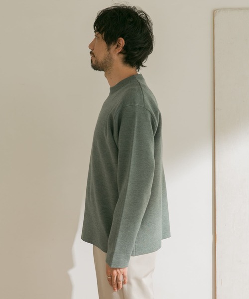 URBAN RESEARCH DOORS（アーバンリサーチドアーズ）の「ダブルフェイスプルオーバー（ニット/セーター・メンズ・グリーン/ホワイト系その他/ブラウン/ブルー系その他・38/40）」の15枚目の写真