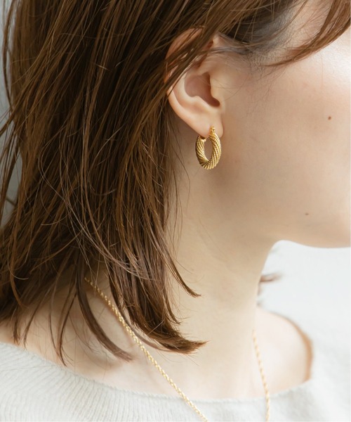 Noble（ノーブル）の「【ELECTRIC PICKS】PRESLEY HOOPSピアス （ピアス（両耳用））」 WEAR