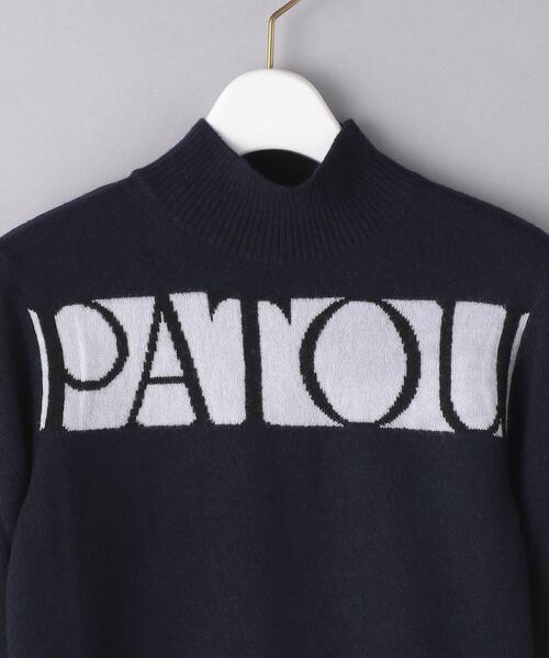 Patou(パトゥ)の「<Patou(パトゥ)>PATOUロゴ プルオーバー ■■■(ニット/セーター・レディース・ネイビー・S)」の3枚目の写真