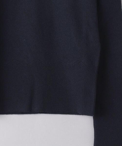 Patou(パトゥ)の「<Patou(パトゥ)>PATOUロゴ プルオーバー ■■■(ニット/セーター・レディース・ネイビー・S)」の5枚目の写真
