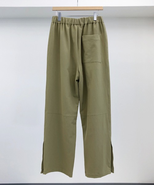 KIIT(キート)の「KIIT キート / HARD TWIST COTTON TRICOTINE OHMIZARASI FINISH MIL EASY PANTS ミリタリーイージーパンツ / KIM-P97-007(その他パンツ・メンズ・ブルーグレー/オリーブ・1/3/2)」の8枚目の写真