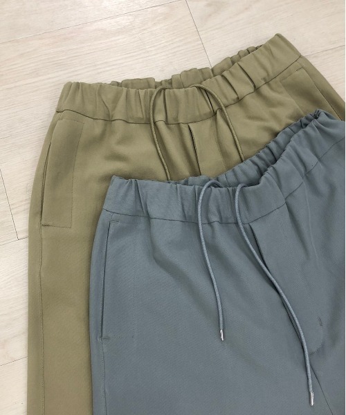KIIT(キート)の「KIIT キート / HARD TWIST COTTON TRICOTINE OHMIZARASI FINISH MIL EASY PANTS ミリタリーイージーパンツ / KIM-P97-007(その他パンツ・メンズ・ブルーグレー/オリーブ・1/3/2)」の13枚目の写真