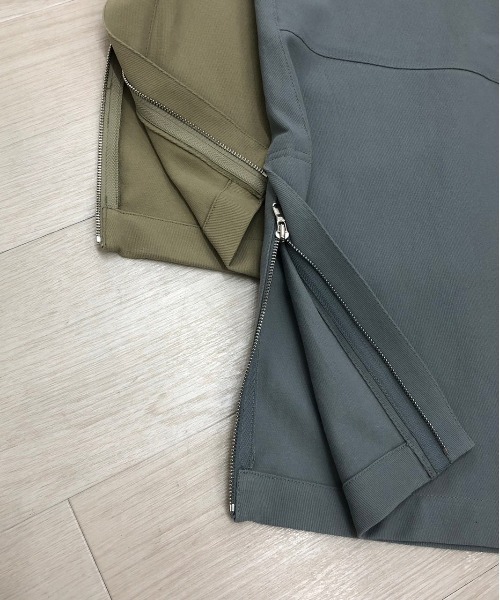 KIIT(キート)の「KIIT キート / HARD TWIST COTTON TRICOTINE OHMIZARASI FINISH MIL EASY PANTS ミリタリーイージーパンツ / KIM-P97-007(その他パンツ・メンズ・ブルーグレー/オリーブ・1/3/2)」の10枚目の写真