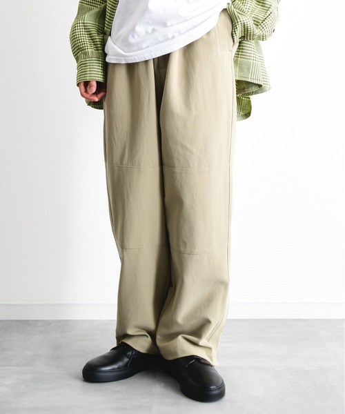 KIIT(キート)の「KIIT キート / HARD TWIST COTTON TRICOTINE OHMIZARASI FINISH MIL EASY PANTS ミリタリーイージーパンツ / KIM-P97-007(その他パンツ・メンズ・ブルーグレー/オリーブ・1/3/2)」の16枚目の写真