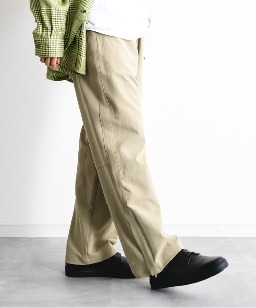 KIIT(キート)の「KIIT キート / HARD TWIST COTTON TRICOTINE OHMIZARASI FINISH MIL EASY PANTS ミリタリーイージーパンツ / KIM-P97-007(その他パンツ・メンズ・ブルーグレー/オリーブ・1/3/2)」の17枚目の写真