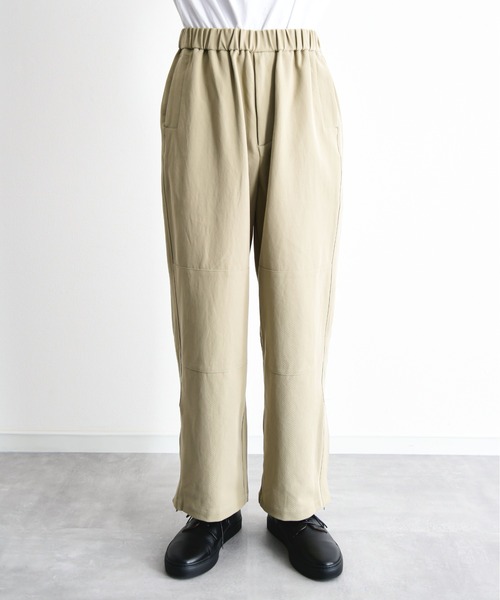 KIIT(キート)の「KIIT キート / HARD TWIST COTTON TRICOTINE OHMIZARASI FINISH MIL EASY PANTS ミリタリーイージーパンツ / KIM-P97-007(その他パンツ・メンズ・ブルーグレー/オリーブ・1/3/2)」の18枚目の写真