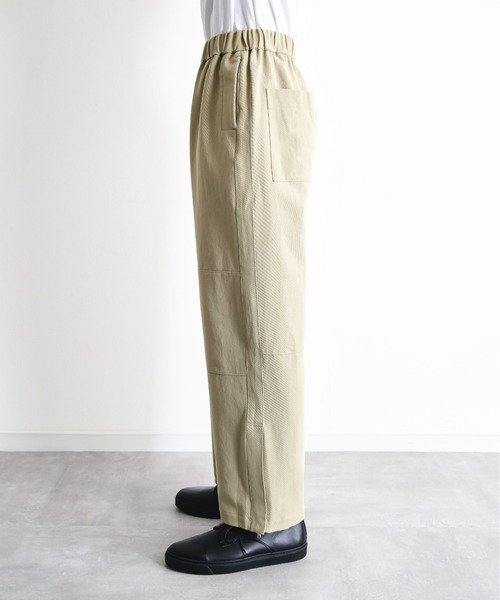 KIIT(キート)の「KIIT キート / HARD TWIST COTTON TRICOTINE OHMIZARASI FINISH MIL EASY PANTS ミリタリーイージーパンツ / KIM-P97-007(その他パンツ・メンズ・ブルーグレー/オリーブ・1/3/2)」の19枚目の写真
