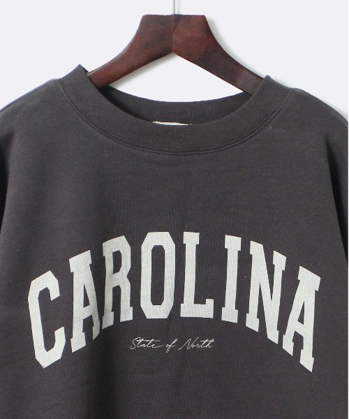 NOMAE（ノーマエ）の「【NOMAE】ショートカレッジロゴトレーナー（スウェット・レディース・ホワイト/ライトグレー/グレー/ライトグリーン/ダークブルー・FREE）」の11枚目の写真