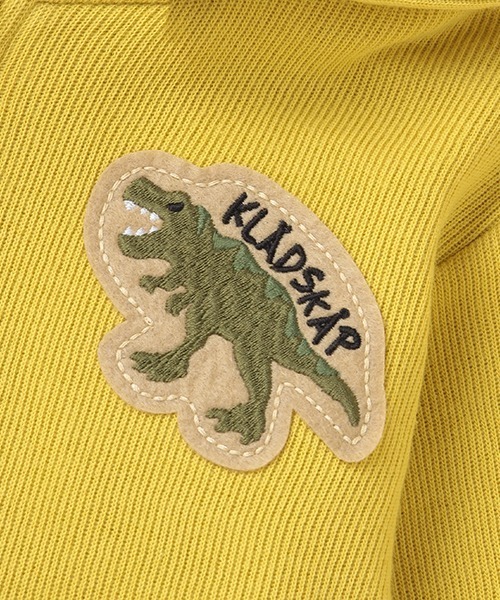 kladskap（クレードスコープ）の「サガラ恐竜ジップパーカ（パーカー・キッズ・マスタード/トップグレー/モカ・100cm/120cm/80ｃｍ/110cm/90cm/130cm）」の12枚目の写真