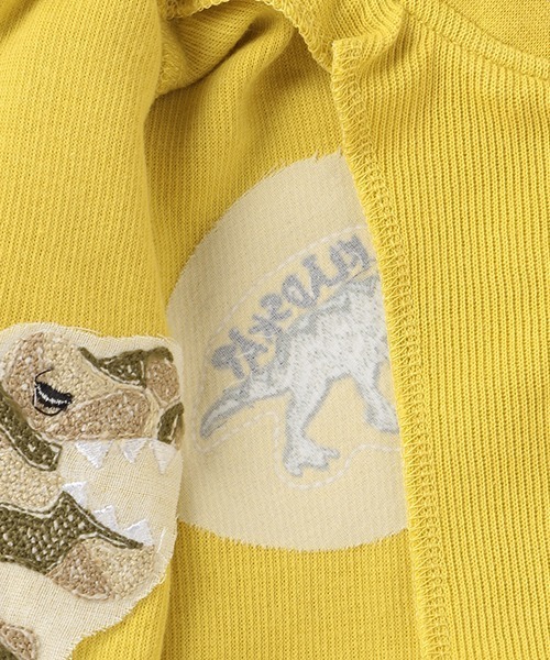 kladskap（クレードスコープ）の「サガラ恐竜ジップパーカ（パーカー・キッズ・マスタード/トップグレー/モカ・100cm/120cm/80ｃｍ/110cm/90cm/130cm）」の13枚目の写真
