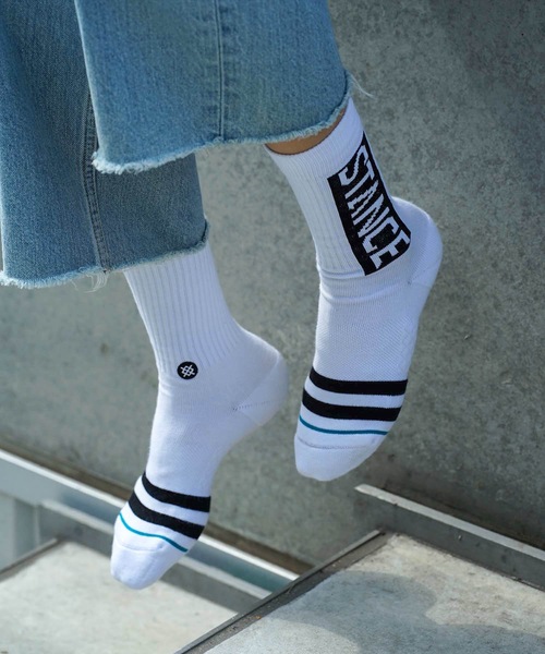 STANCE（スタンス）の「【STANCE / スタンス】OG / ロゴソックス　ユニセックス（ソックス/靴下・メンズ・ホワイト・SMALL/LARGE）」の7枚目の写真