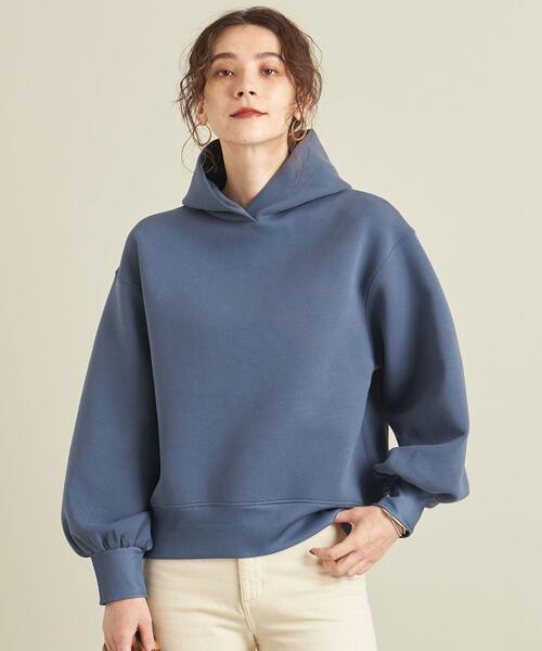 BEAUTY&YOUTH UNITED ARROWS(ビューティーアンドユースユナイテッドアローズ)の「【WEB限定】by ※ボリュームスリーブ フードプルオーバー -ウォッシャブル- ∴(パーカー・レディース・オフホワイト/ブラック/オレンジ/コバルトブルー・FREE)」の16枚目の写真