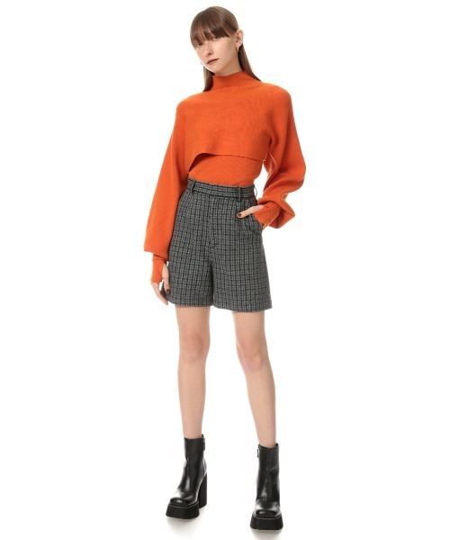 セール Dogtooth Wool S Pt ウールショートパンツ スラックス Sly スライ のファッション通販 Zozotown