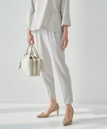 green label relaxing | パウドレ テーパード パンツ ナチュラル -ウォッシャブル・ストレッチ・防シワ- ◇No01◇(その他パンツ)