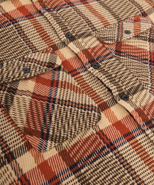 Port Bridge(ポートブリッジ)の「PORT BRIDGE DRILL TWILL PLAID SHIRTS ポートブリッジ オーバーサイズ チェックシャツ(シャツ/ブラウス・メンズ・ベージュ/カーキ・MEDIUM/LARGE)」の14枚目の写真