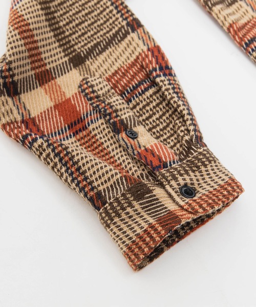 Port Bridge(ポートブリッジ)の「PORT BRIDGE DRILL TWILL PLAID SHIRTS ポートブリッジ オーバーサイズ チェックシャツ(シャツ/ブラウス・メンズ・ベージュ/カーキ・MEDIUM/LARGE)」の15枚目の写真
