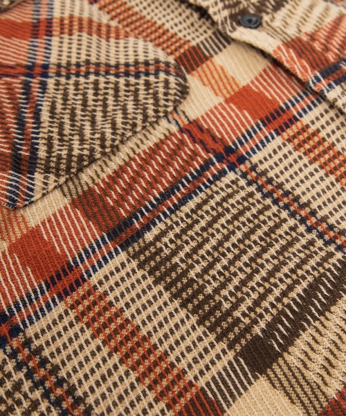 Port Bridge(ポートブリッジ)の「PORT BRIDGE DRILL TWILL PLAID SHIRTS ポートブリッジ オーバーサイズ チェックシャツ(シャツ/ブラウス・メンズ・ベージュ/カーキ・MEDIUM/LARGE)」の16枚目の写真