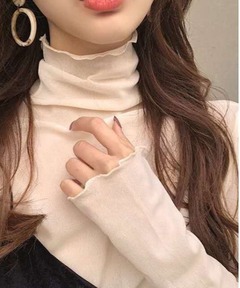 【新品】ダーリッチ☆パフショルダーベロアパールトップス ダーリッチ Darich パフショルダーベロアパールトップス