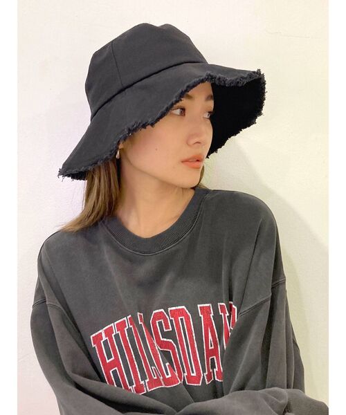 Ungrid（アングリッド）の「キャンバスバケットハット（ハット・レディース・アイボリー/ブラック/モカ・FREE）」の18枚目の写真