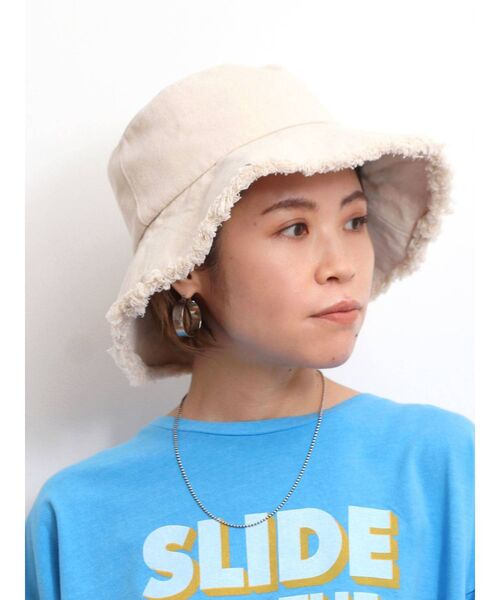 Ungrid（アングリッド）の「キャンバスバケットハット（ハット・レディース・アイボリー/ブラック/モカ・FREE）」の20枚目の写真