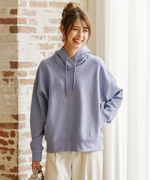 BAYFLOW（ベイフロー）の「ウォームダンボールパーカー（パーカー・レディース・ライトグレー/ブラック/オフホワイト/ブルー/ラベンダー・SMALL/MEDIUM）」の20枚目の写真