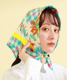 Ray BEAMS | Ray BEAMS / フラワー スカーフ(バンダナ/スカーフ)