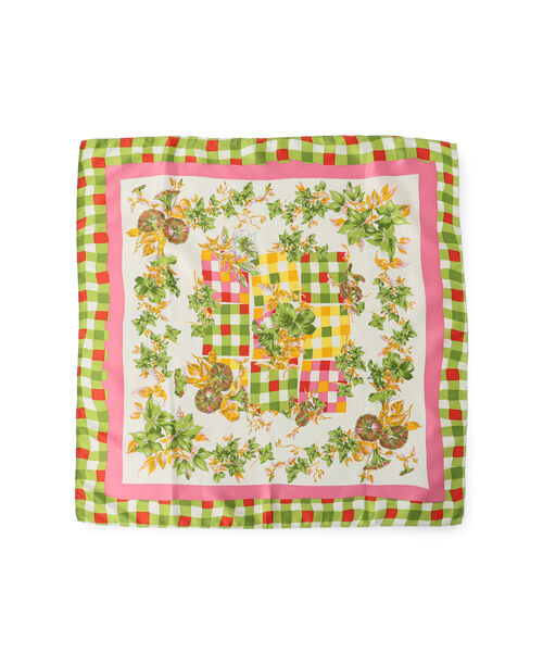 Ray BEAMS（レイビームス）の「Ray BEAMS / フラワー スカーフ（バンダナ/スカーフ・レディース・サックスブルー/ピンク・ONE SIZE）」の6枚目の写真