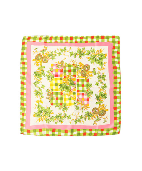 Ray BEAMS（レイビームス）の「Ray BEAMS / フラワー スカーフ（バンダナ/スカーフ・レディース・サックスブルー/ピンク・ONE SIZE）」の13枚目の写真