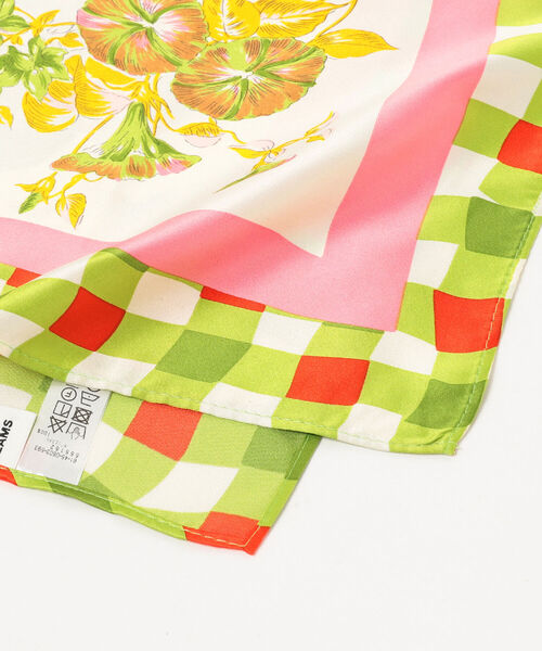 Ray BEAMS（レイビームス）の「Ray BEAMS / フラワー スカーフ（バンダナ/スカーフ・レディース・サックスブルー/ピンク・ONE SIZE）」の11枚目の写真