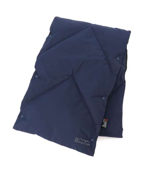 MANASTASH（マナスタッシュ）の「MANASTASH/マナスタッシュ　ISO 700 REVERSIBLE MUFFLER リバーシブルダウンマフラー（マフラー・レディース・ブラック/ベージュ/グレー・FREE）」の2枚目の写真