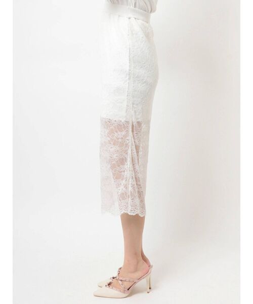 RESEXXY(リゼクシー)の「リバーシブルレースニットスカート【セットアップ着用可能】(スカート・レディース・ホワイト/ブラック/ベージュ・FREE)」の13枚目の写真
