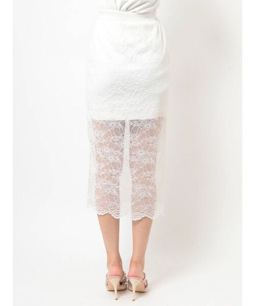 RESEXXY(リゼクシー)の「リバーシブルレースニットスカート【セットアップ着用可能】(スカート・レディース・ホワイト/ブラック/ベージュ・FREE)」の14枚目の写真