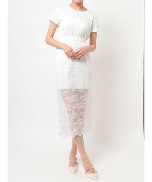 RESEXXY(リゼクシー)の「リバーシブルレースニットスカート【セットアップ着用可能】(スカート・レディース・ホワイト/ブラック/ベージュ・FREE)」の18枚目の写真