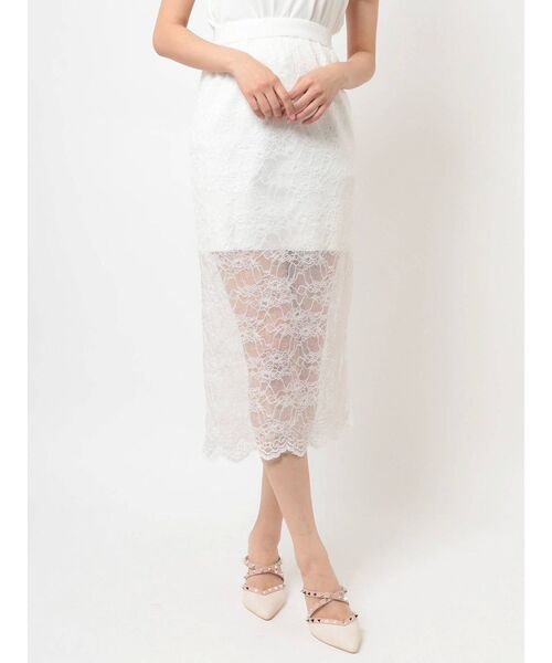 RESEXXY(リゼクシー)の「リバーシブルレースニットスカート【セットアップ着用可能】(スカート・レディース・ホワイト/ブラック/ベージュ・FREE)」の22枚目の写真