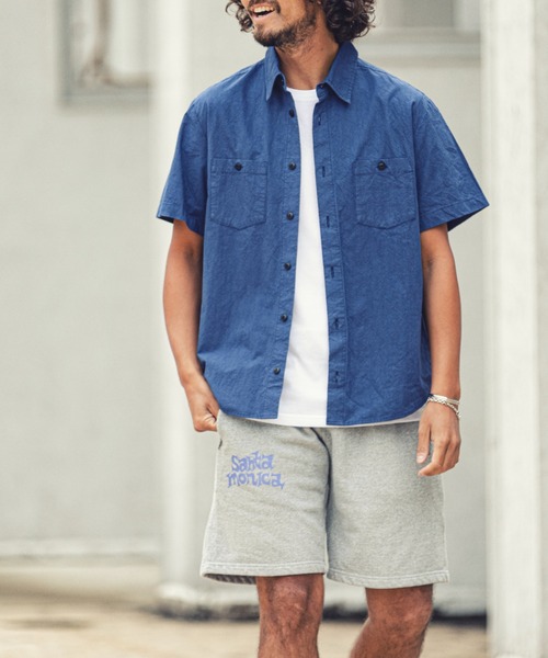 MARBLES（マーブルズ）の「MARBLES (マーブルズ)mp9578-PIGMENT COLOR SHORTS ショーツ（その他パンツ・メンズ・チャコールグレー/ネイビー/グレー/レッド/サックスブルー・MEDIUM/LARGE/X-LARGE）」の20枚目の写真