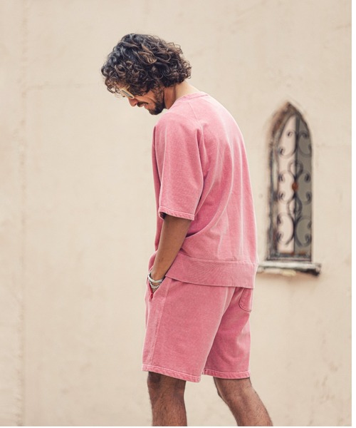 MARBLES（マーブルズ）の「MARBLES (マーブルズ)mp9578-PIGMENT COLOR SHORTS ショーツ（その他パンツ・メンズ・チャコールグレー/ネイビー/グレー/レッド/サックスブルー・MEDIUM/LARGE/X-LARGE）」の7枚目の写真