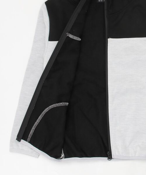 THE CASUAL（カジュアル）の「防風 ジップアップ パーカー キッズ（パーカー・キッズ・ブラック/チャコール/ホワイト系その他2/グレー系/杢グレー/グレー系その他/ホワイト/ホワイト系その他・160cm/150cm/140cm/130cm/120cm/110cm）」の20枚目の写真