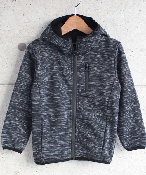 THE CASUAL（カジュアル）の「防風 ジップアップ パーカー キッズ（パーカー・キッズ・ブラック/チャコール/ホワイト系その他2/グレー系/杢グレー/グレー系その他/ホワイト/ホワイト系その他・160cm/150cm/140cm/130cm/120cm/110cm）」の7枚目の写真