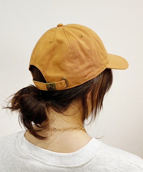 newhattan（ニューハッタン）の「【newhattan】ツイルCAP（キャップ・レディース・ホワイト/ブラック/ネイビー/ブラウン/オリーブ/カーキ/アイボリー/スミクロ/テラコッタ・FREE）」の6枚目の写真