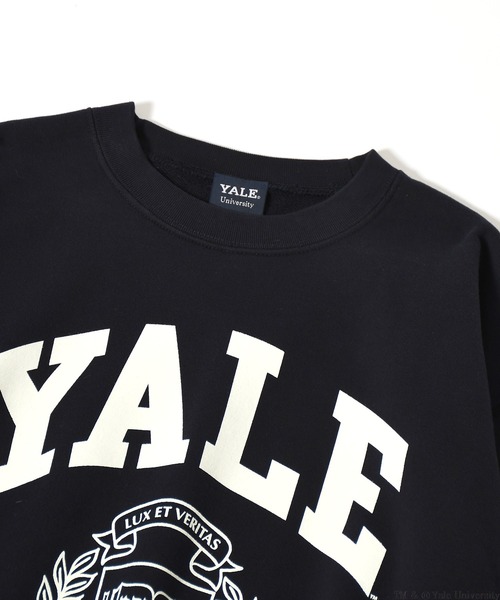 Johnbull Private labo(ジョンブルプライベートラボ)の「【+81BRANCA】カレッジスウェット / YALE(スウェット・レディース・ホワイト/ネイビー・MEDIUM/X-LARGE)」の12枚目の写真