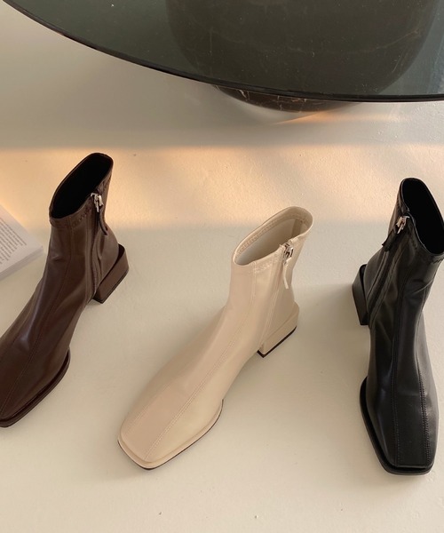 HALEY PESCA（ヘーリーペスカ）の「ショートブーツ（ブーツ・レディース・ブラック・38）」の5枚目の写真