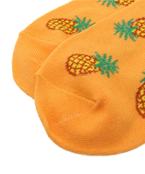WEGO（ウィゴー）の「WEGO/パイナップルソックス（ソックス/靴下・レディース・グリーン/ピンク/オレンジ/ホワイト・FREE）」の6枚目の写真