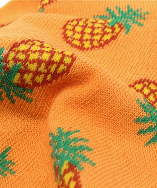 WEGO（ウィゴー）の「WEGO/パイナップルソックス（ソックス/靴下・レディース・グリーン/ピンク/オレンジ/ホワイト・FREE）」の7枚目の写真