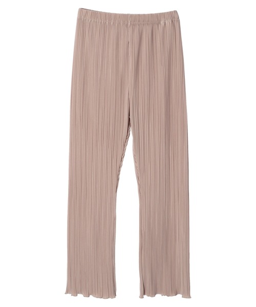 earth music&ecology(アースミュージックアンドエコロジー)の「すきな丈裾メロープリーツカットパンツ(長め丈)*(その他パンツ・レディース・チャコールグレー/グレイッシュベージュ/テラコッタ・FREE)」の12枚目の写真