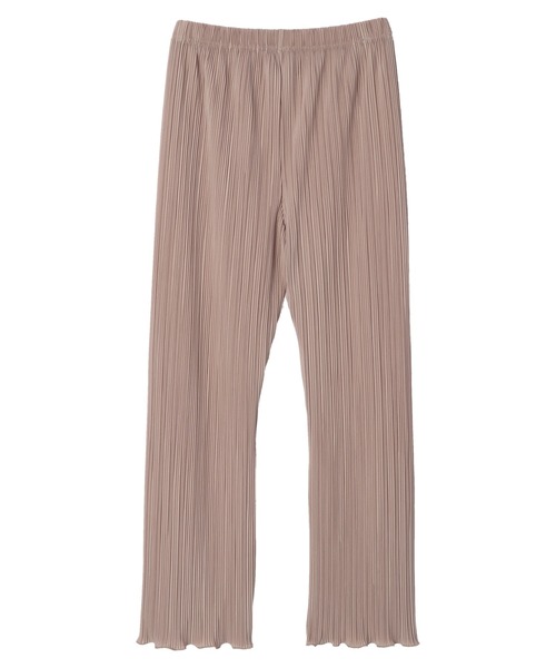 earth music&ecology(アースミュージックアンドエコロジー)の「すきな丈裾メロープリーツカットパンツ(長め丈)*(その他パンツ・レディース・チャコールグレー/グレイッシュベージュ/テラコッタ・FREE)」の13枚目の写真