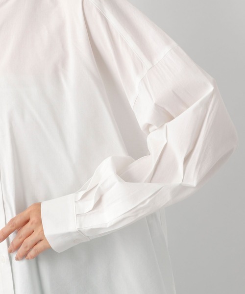 LEPSIM（レプシィム）の「タックデザインブラウスチュニック　256367（シャツ/ブラウス・レディース・オフホワイト/イエロー・FREE）」の11枚目の写真